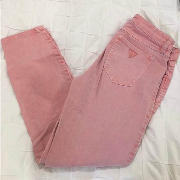 Guess Denim - GUESS Pink Crop Jeans